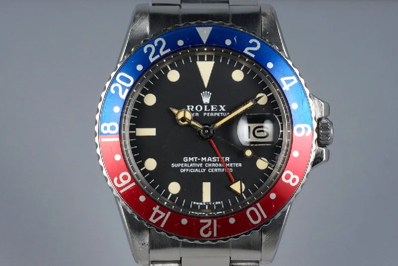 Best men’s watches with date and day functions for added practicality and convenience-1971 Rolex GMT 1675