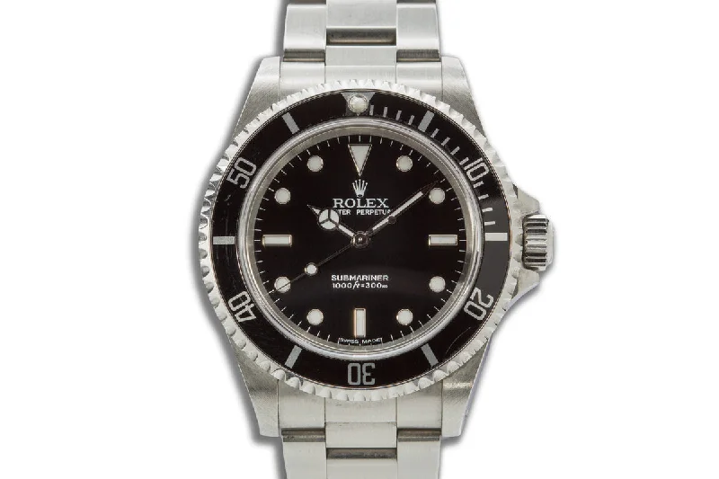 Best men’s watches with high-tech features like GPS and heart rate monitors for athletes-2000 Unpolished Rolex Submariner 14060M No Date