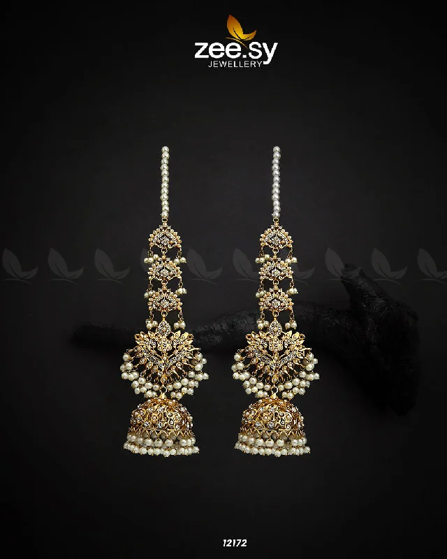 Best hoop earrings with lever-back closures for secure and easy wear-Adorable Jhumki Earrings