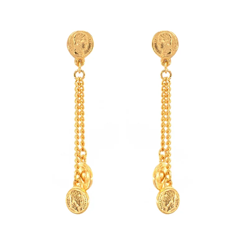 Best hoop earrings with gold for a luxurious and timeless look-Meknes Earrings