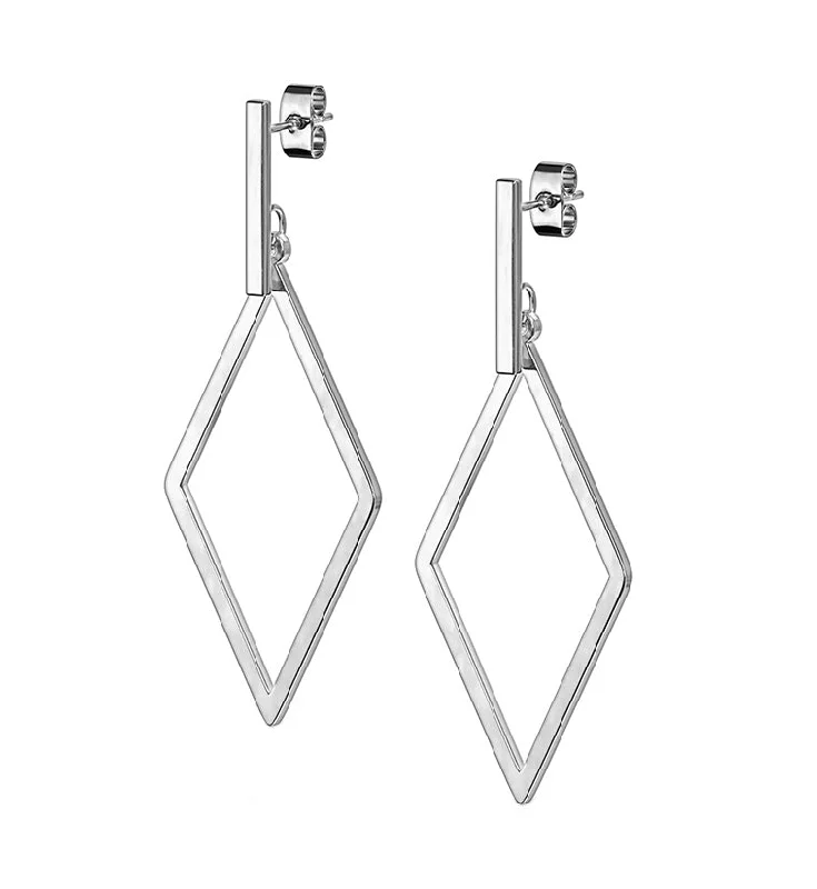 Best hoop earrings with detachable studs for a versatile and adjustable accessory-Diamond Hanging Earrings