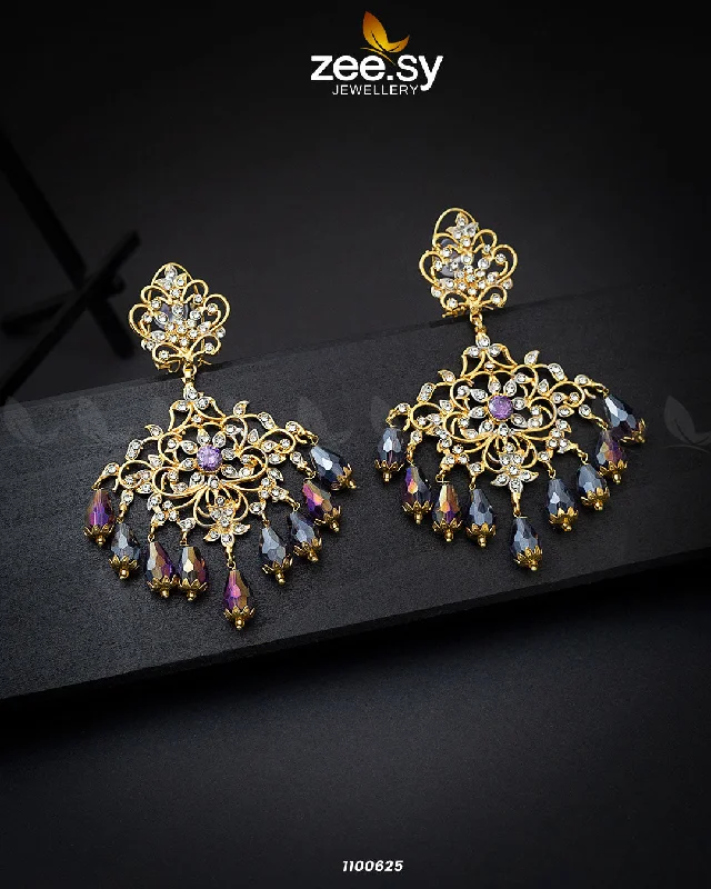 Hoop earrings with textured gold for a refined and sophisticated aesthetic-EARRINGS-0297