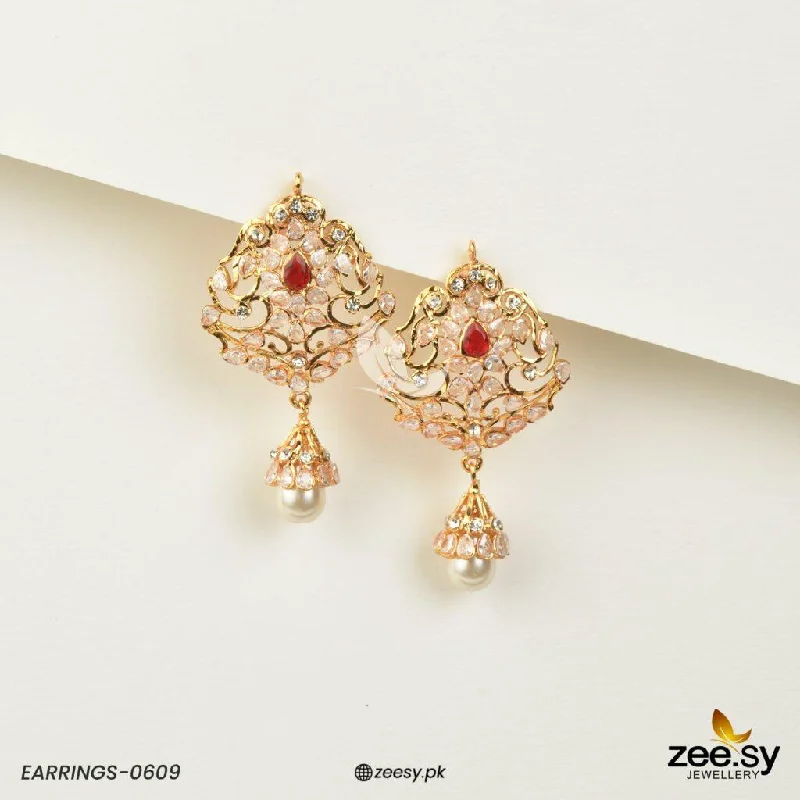 Hoop earrings with artistic filigree designs for an intricate, delicate finish-EARRINGS-0609