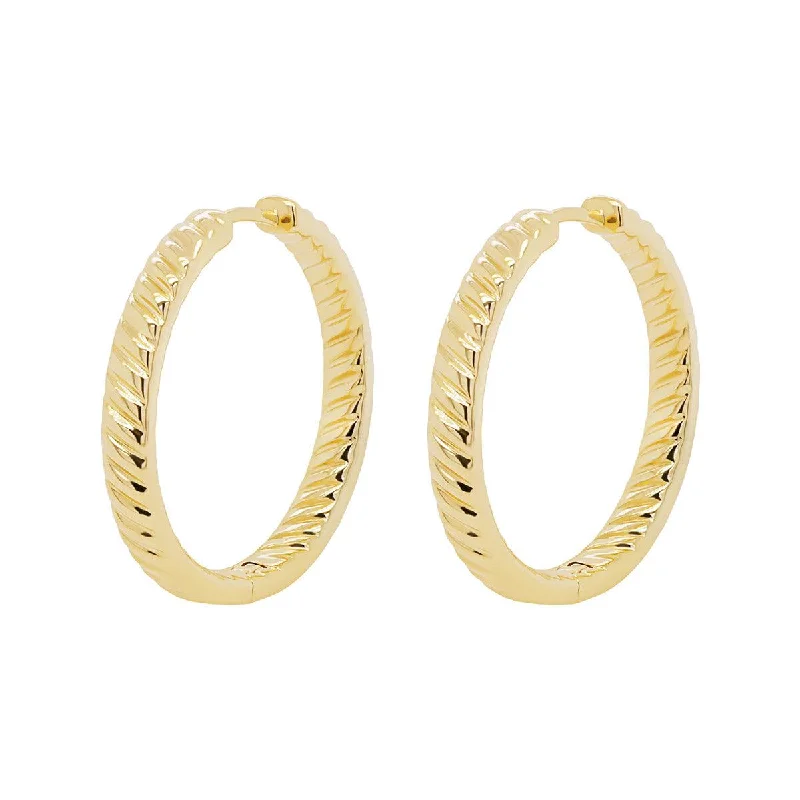 Best hoop earrings with custom engravings for a personalized and meaningful gift-Extra Large Coil Hoops | 7.7GMS