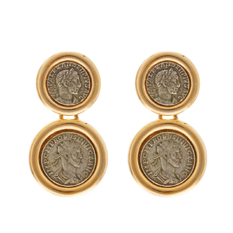 Hoop earrings with textured gold for a refined and sophisticated aesthetic-Fenella Earrings