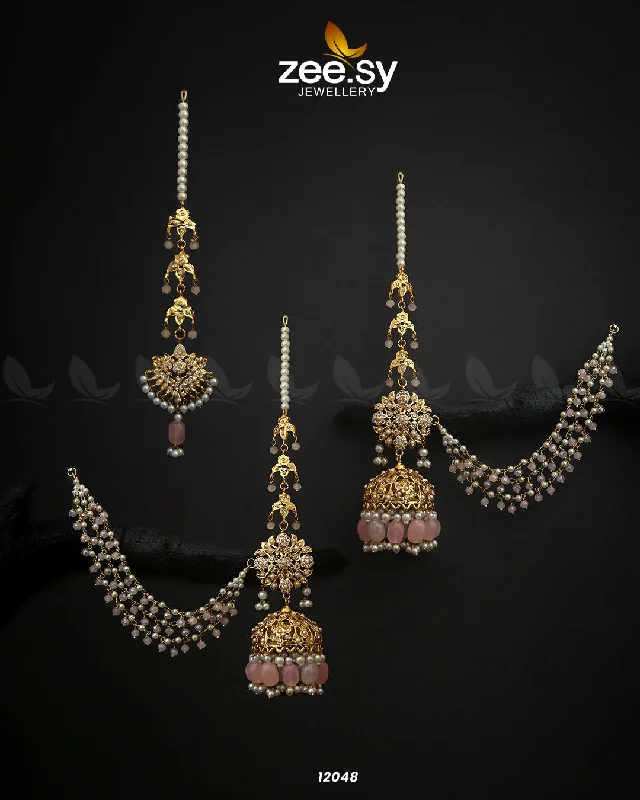 Hoop earrings with intricate designs for a unique and artistic appearance-Glamourous Jhumka Earrings