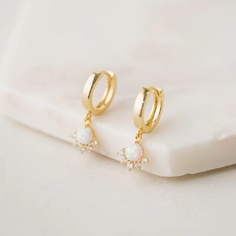 Best hoop earrings with intricate beaded details for a textured, stylish appearance-Juno Huggie Hoop Earrings