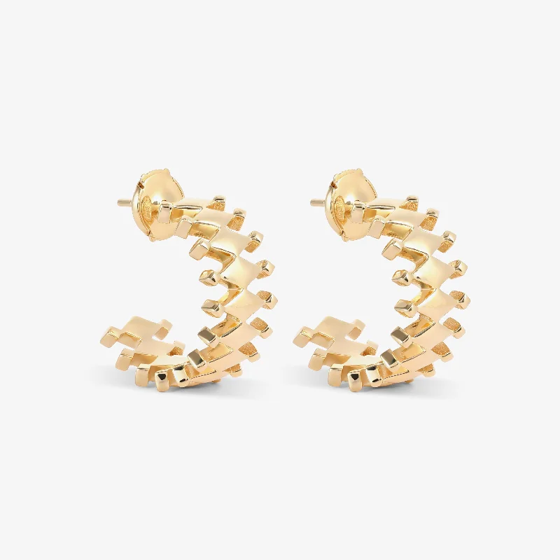 Best hoop earrings with butterfly motifs for a playful and whimsical appearance-Sahra hoop earrings