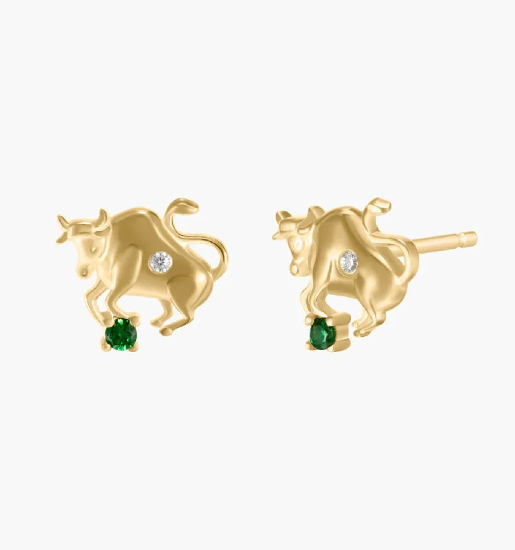 Medium hoop earrings for an everyday look with the perfect balance of style-Taurus Earrings