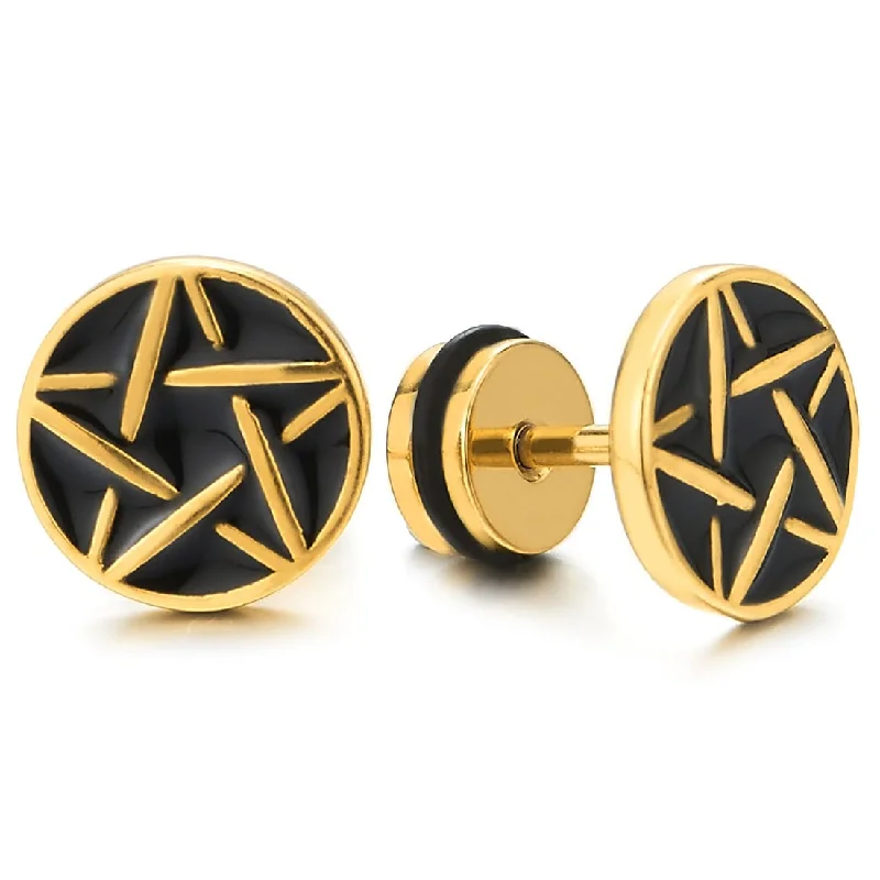 C-Metal Color:Gold & Black