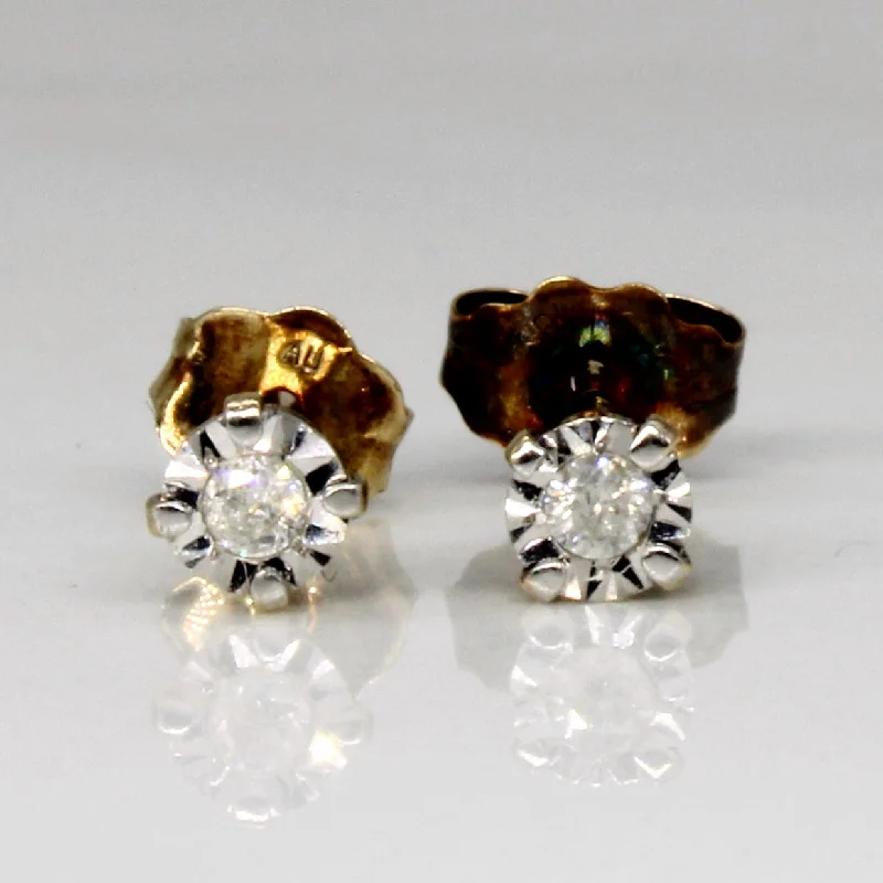 Stud Earrings with Animal Motifs -Diamond Stud Earrings | 0.05ctw |