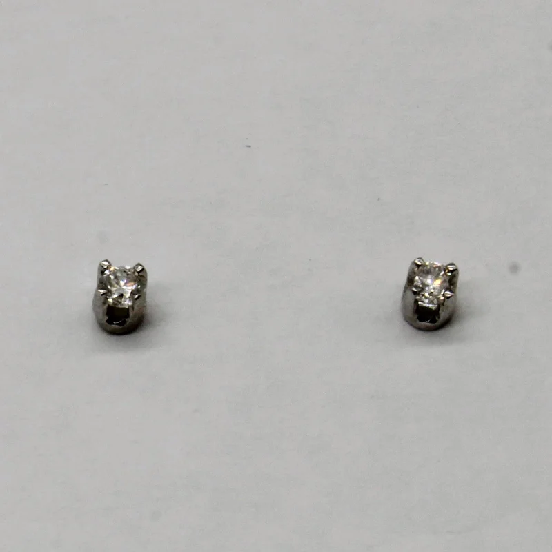 Nickel Free Stud Earrings for Safety -Diamond Stud Earrings | 0.06ctw |