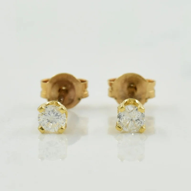 Stud Earrings for Christmas Party -Diamond Stud Earrings | 0.10ctw |