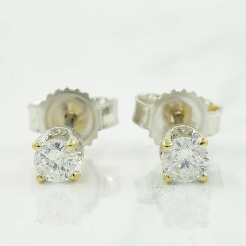 Nickel Free Stud Earrings for Safety -Diamond Stud Earrings | 0.16ctw |