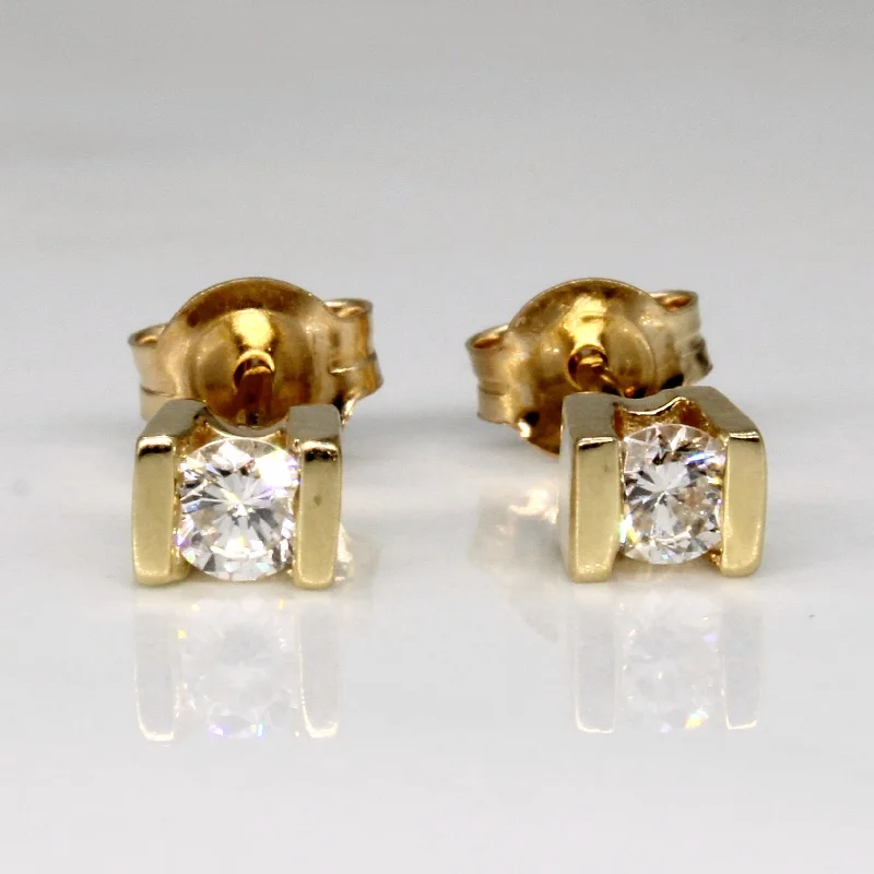 Stud Earrings for Engagement Party -Diamond Stud Earrings | 0.22ctw |