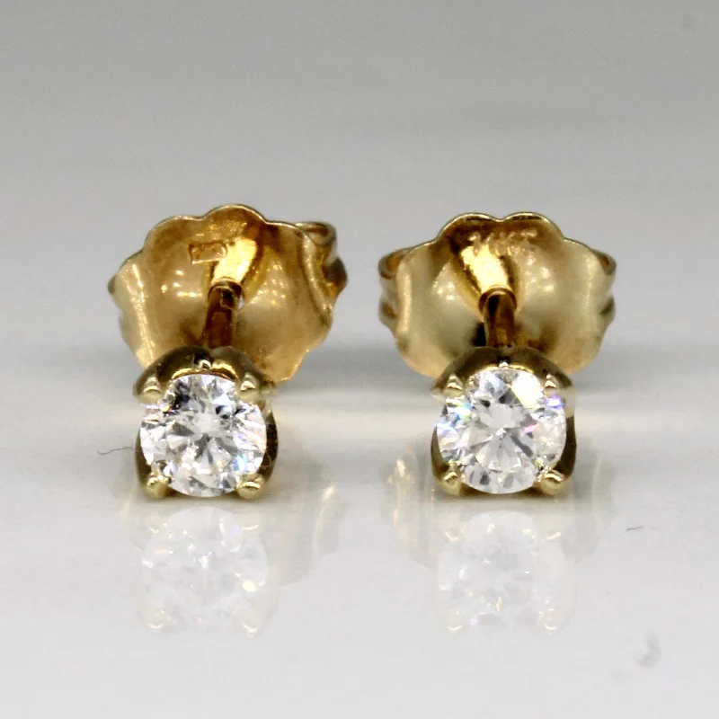 Triple Stud Earrings for Layered -Diamond Stud Earrings | 0.23ctw |