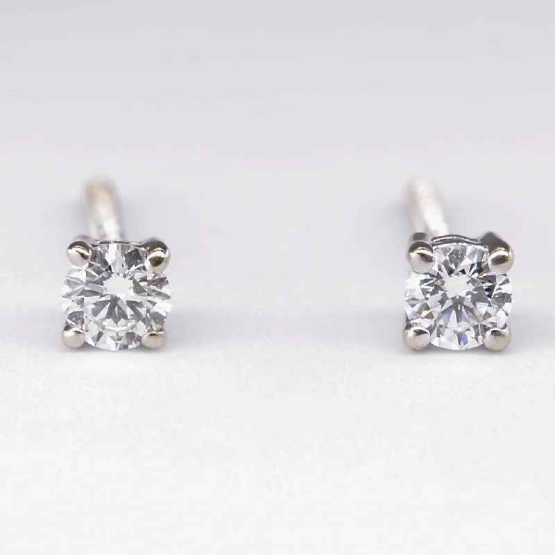 Stud Earrings with Crystals -14k Diamond Stud Earrings | 0.24ctw | SI1/2, H/I |