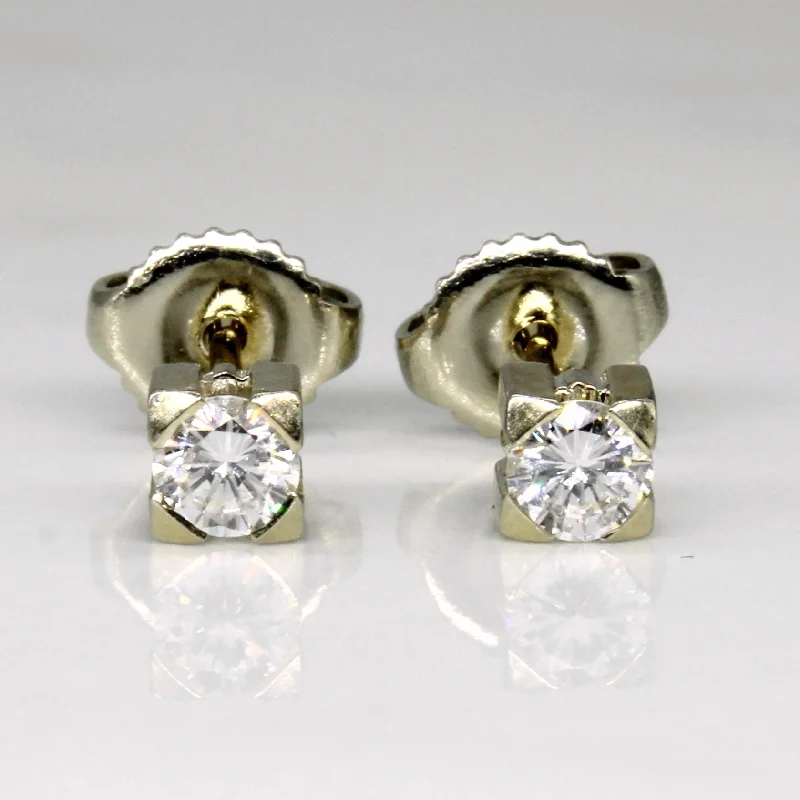 Stud Earrings for Bridesmaids Look -Diamond Stud Earrings | 0.28ctw |