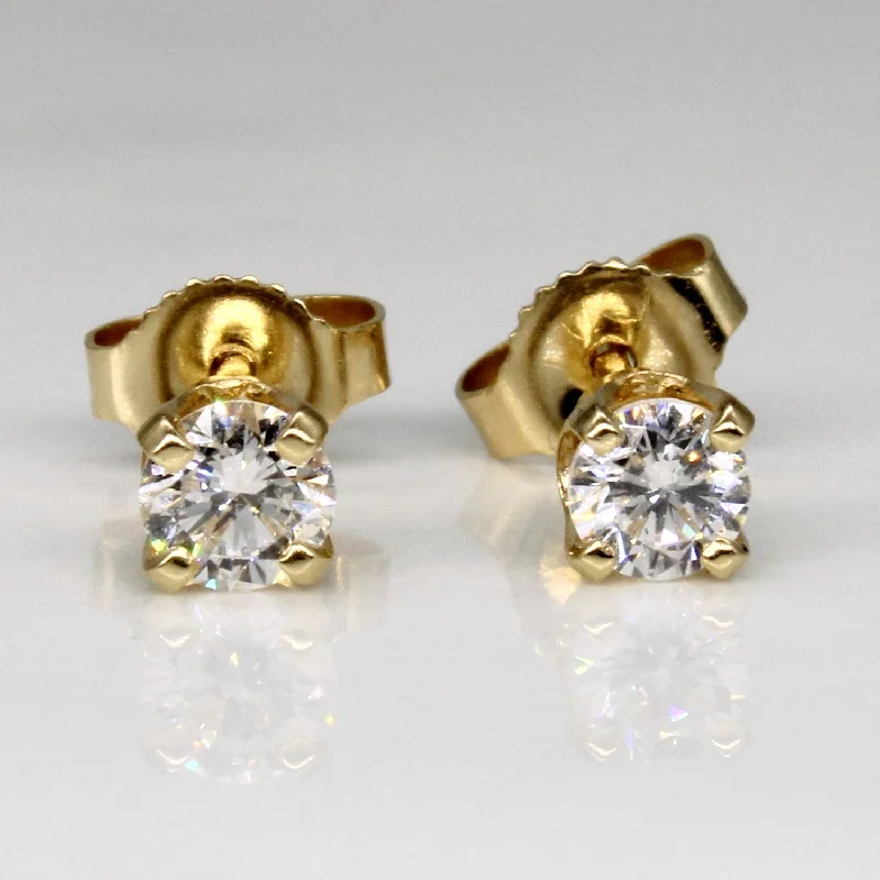 Stud Earrings for Valentine's Day -Diamond Stud Earrings | 0.34ctw |