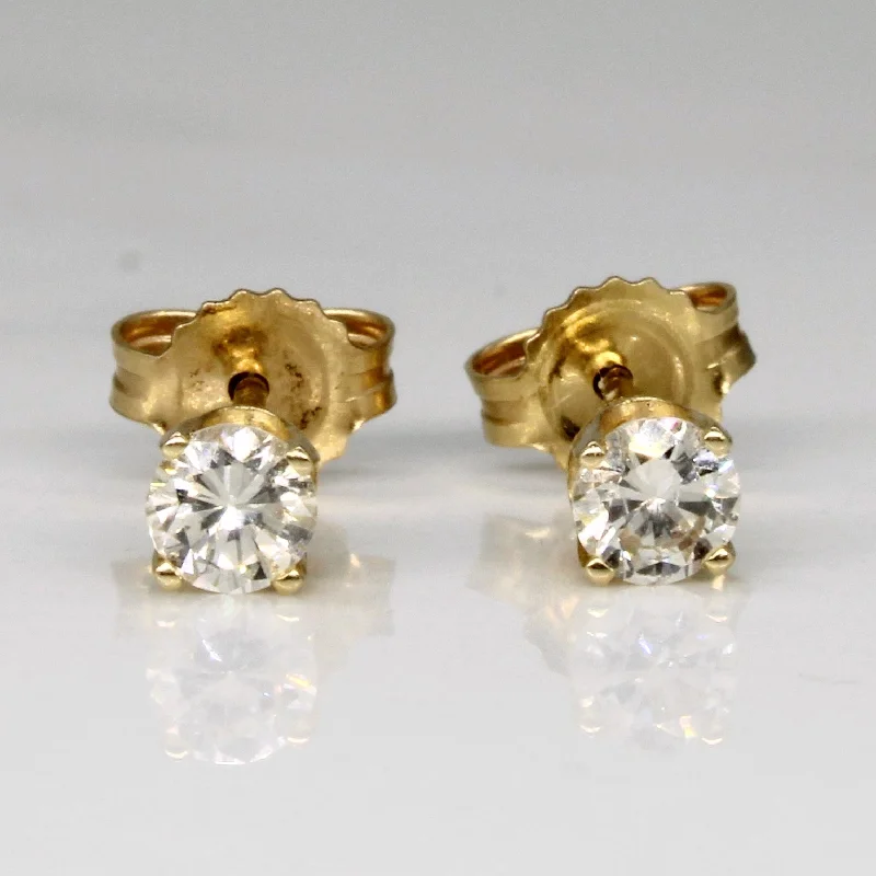 Heavy Duty Stud Earrings for Durability -Diamond Stud Earrings | 0.35ctw |