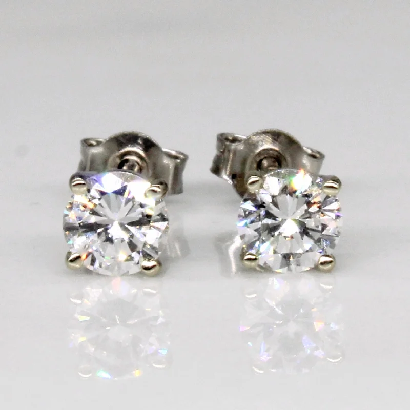 Round Stud Earrings for Classic -Diamond Stud Earrings | 0.38ctw |