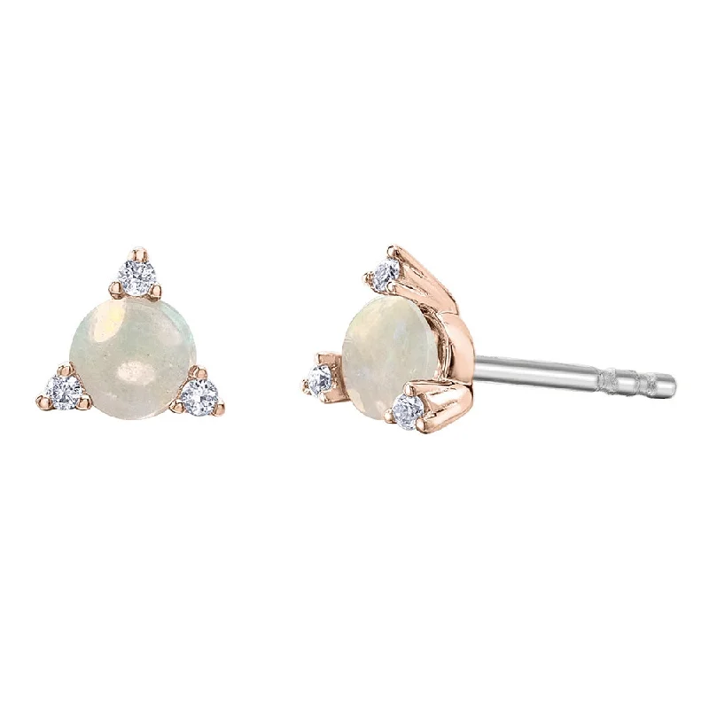 Detachable Stud Earrings with Charms -Gemstone and Diamond Stud Earrings