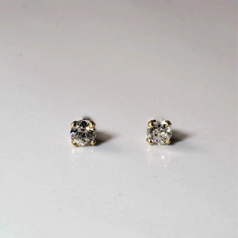 Stud Earrings for Birthday Celebration -Old Mine Cut Diamond Stud Earrings | 0.46ctw |