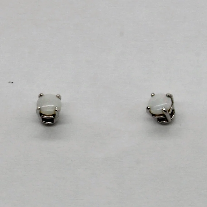 Stud Earrings for Valentine's Day -Opal Stud Earrings | 0.10ctw |