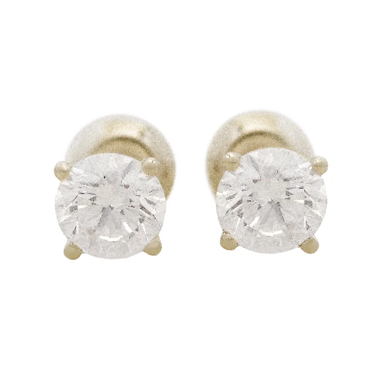 Indian Stud Earrings with Intricacy -Lab Diamond Martini Stud Earrings Arya