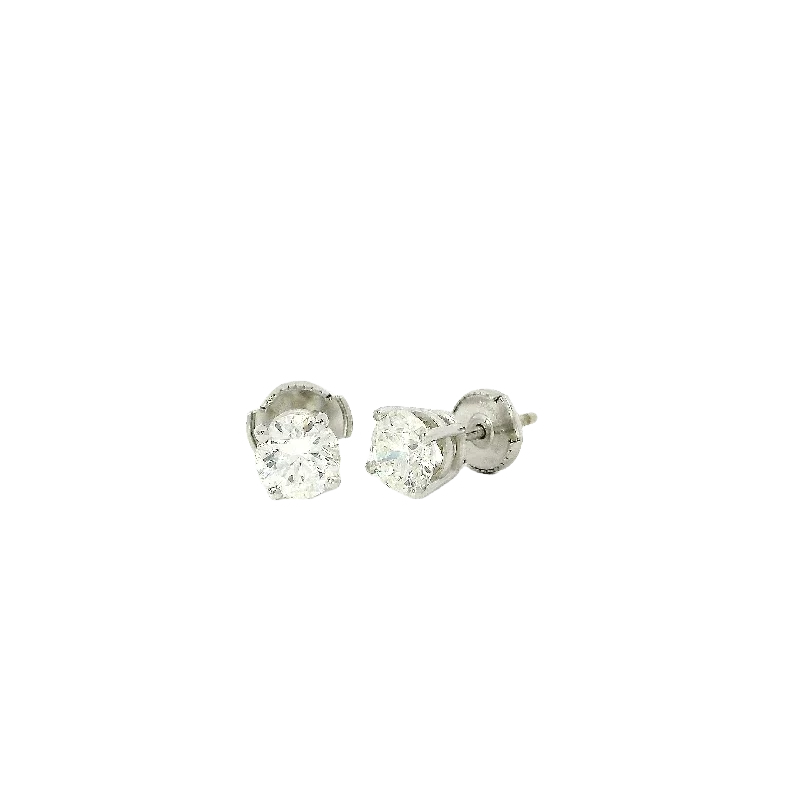 Stud Earrings for Shopping Trip -Solitaire Canadian Diamond Stud Earrings