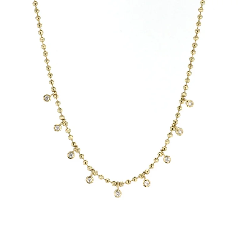 Unique necklaces and pendants with vintage-inspired designs for timeless appeal-16" 0.18 ctw Diamond Necklace | 10266521