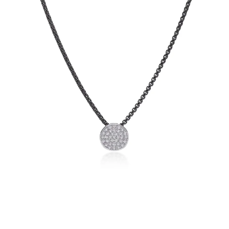 Beautiful necklaces and pendants with layered chains for a fashionable, chic look-0.29 ctw Diamond Cable Necklace