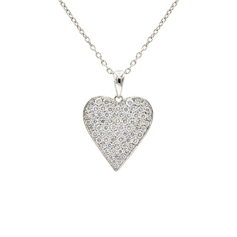 Best necklaces and pendants with heart-shaped designs for a romantic look-18" 0.75 ctw Diamond Stationary Pendant Necklace | M10263256