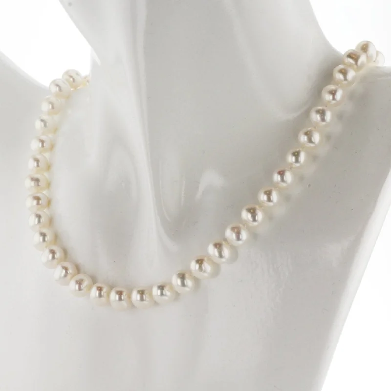 Best necklaces and pendants with opal and gold for a vibrant, luxurious contrast-7-7.5MM FWCP Pearl Necklace