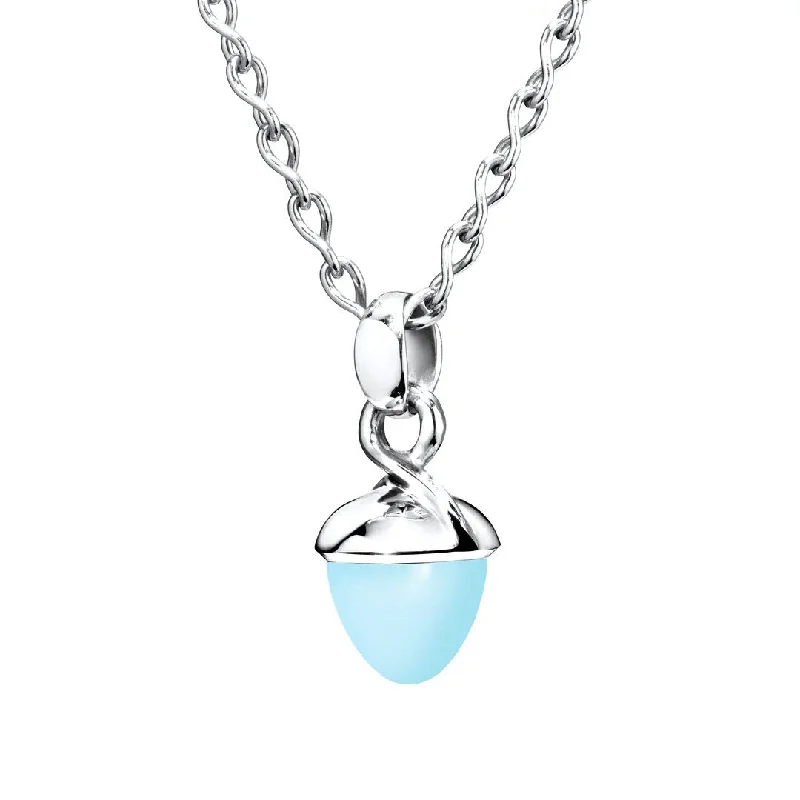 Elegant necklaces and pendants with onyx stones for a sleek, polished look-Chalcedony Pendant | 10260198