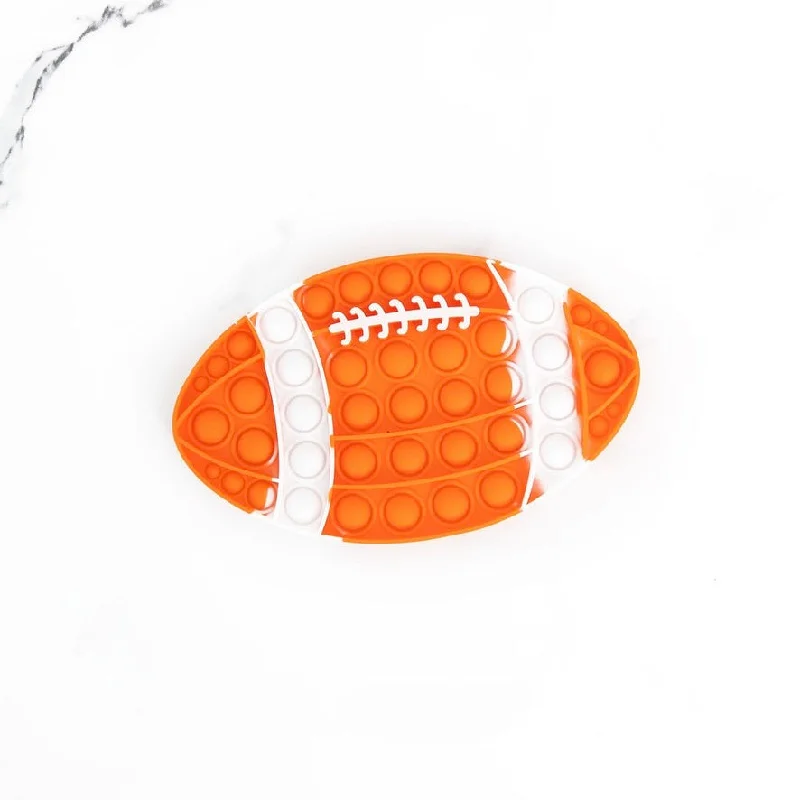 Beautiful necklaces and pendants with diamond-encrusted designs for maximum sparkle-Football Pop It