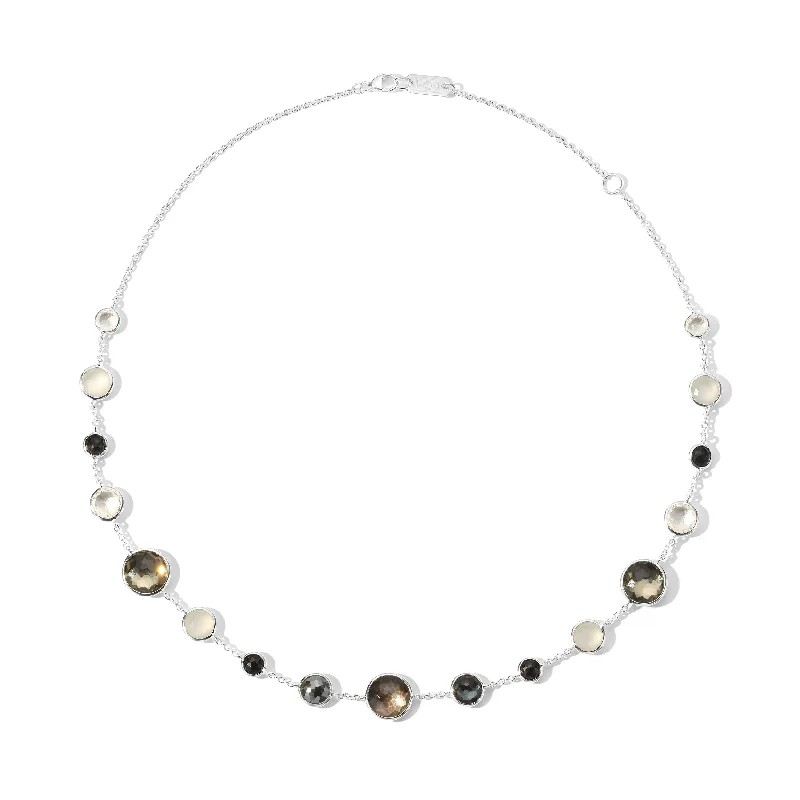 Best necklaces and pendants with statement designs for a fashionable accessory-IPPOLITA Lollitini Sterling Silver Black Tie Short Necklace