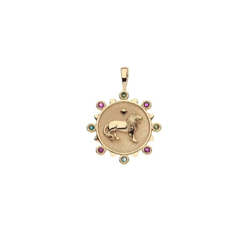 Necklaces and pendants with enamel accents for a colorful, eye-catching appearance-Jane Win COURAGE Petite Embellished Pendant Necklace