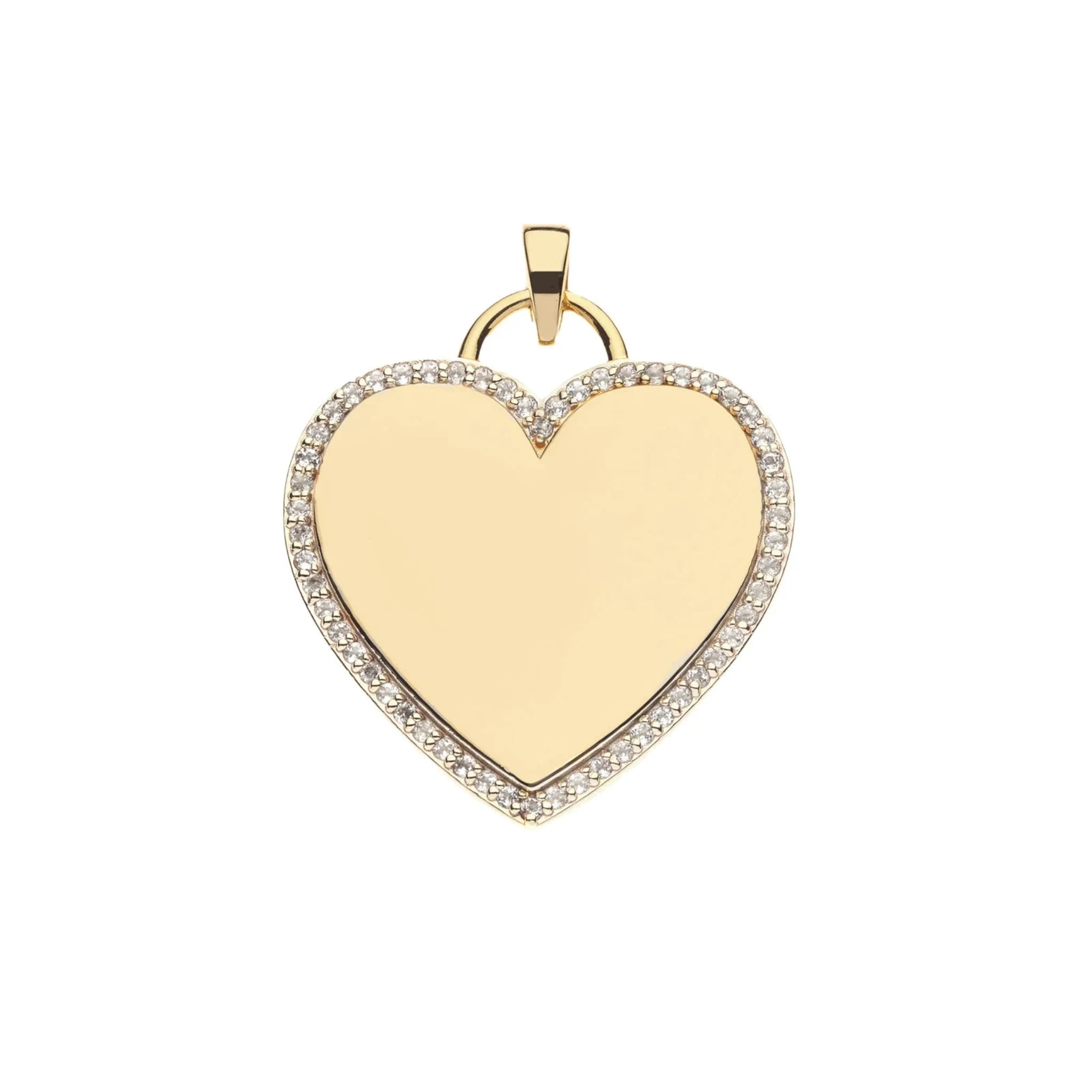 Best necklaces and pendants with oval pendants for a classic, elegant shape-Jane Win Never Enough LOVE Heart Pendant