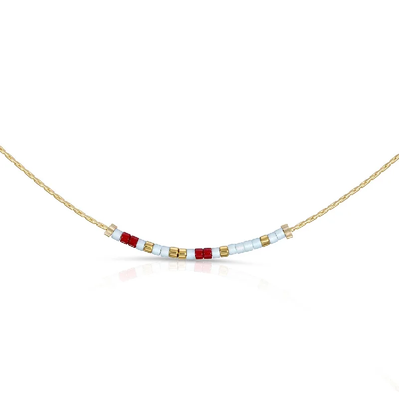 Necklaces and pendants with enamel accents for a colorful, eye-catching appearance-Pi Phi