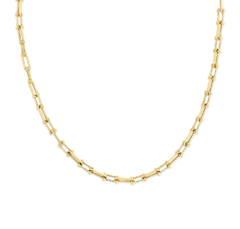 Elegant necklaces and pendants with gold chains for a chic, timeless appearance-Roberto Coin Designer Gold Chain, 17"