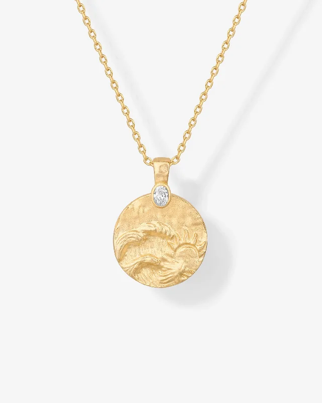 Necklaces and pendants with custom designs for a completely unique jewelry piece-Serenity Hammered Coin Pendant