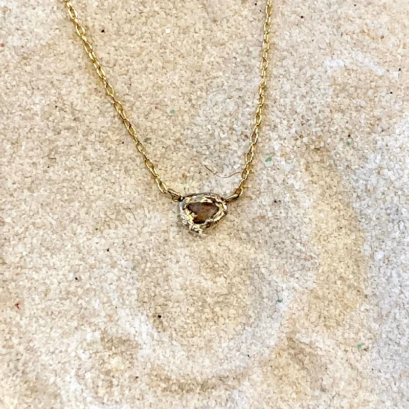 Stunning necklaces and pendants with birthstone pendants for a personal touch-Star Bright 14K Gold and Diamond Necklace