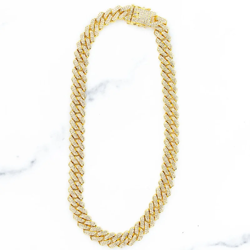 Necklaces and pendants with zodiac constellation designs for an astrological touch-XL CZ Cuban Link Chain