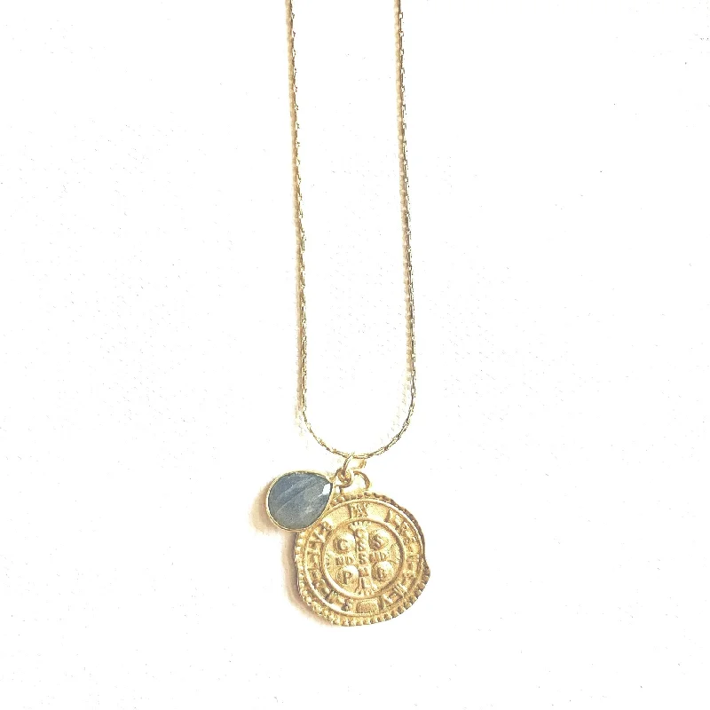 Beautiful necklaces and pendants with tree branch motifs for a nature-inspired design-Zara Gold Coin Drop Extendable Necklace